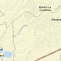 Oteapan Street Map