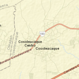 Cosoleacaque Street Map