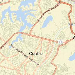Villahermosa Street Map