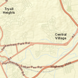 Spanish Town Central Street Map