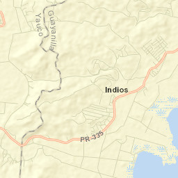Indios Street Map