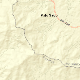 Palo Seco Street Map