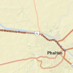 Phaltan Street Map