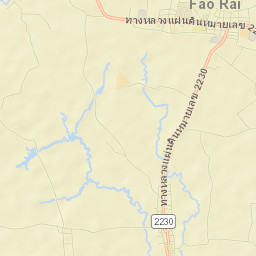 Amphoe Fao Rai Street Map