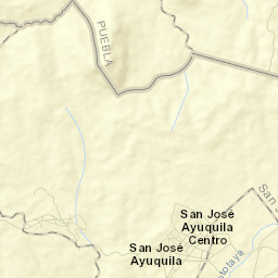 San José Ayuquila Street Map