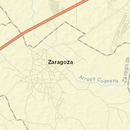 Zaragoza Street Map