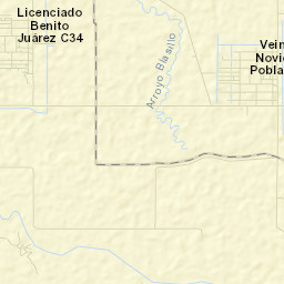 Poblado C-33 20 de Noviembre Street Map