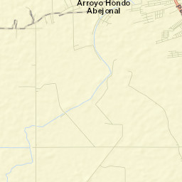 Arroyo Hondo Abejonal Street Map