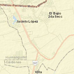 La Península Street Map