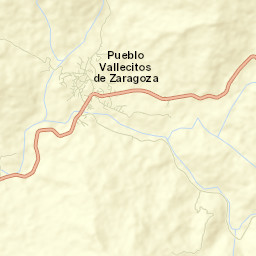 Vallecitos de Zaragoza Street Map