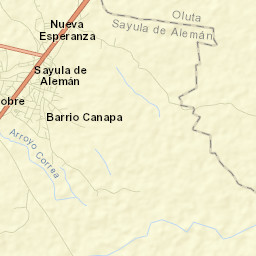 Sayula de Alemán Street Map