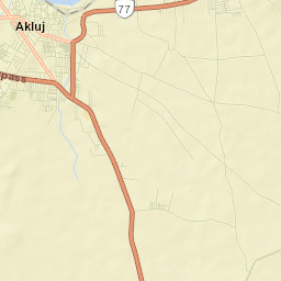 Akluj Street Map