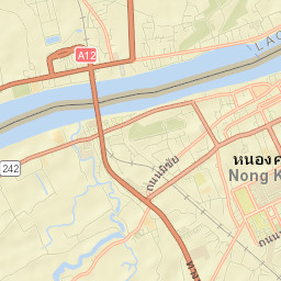 Nong Khai Street Map