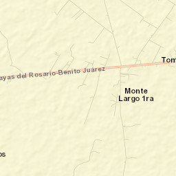Monte Largo 1ra. Sección Street Map