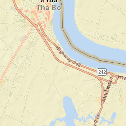 Tha Bo Street Map