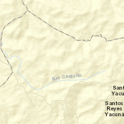 Santos Reyes Yucuná Street Map