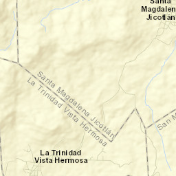 Santa Magdalena Jicotlán Street Map