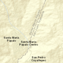 Santa María Pápalo Street Map