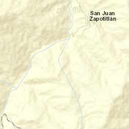 San Juan Zapotitlán Street Map