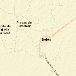 Belén Street Map