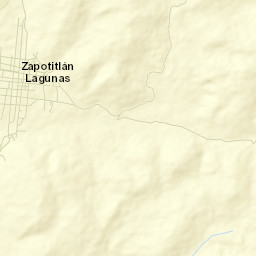 Zapotitlán Lagunas Street Map