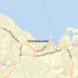 Christiansted Street Map