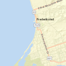 Frederiksted Street Map
