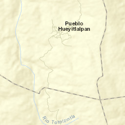 Hueyitlalpan Street Map