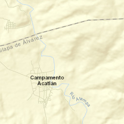 Acatlán Street Map