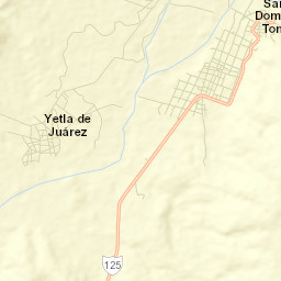 Yetla de Juárez Street Map