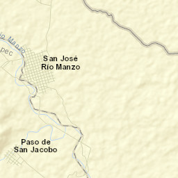 San José Río Manzo Street Map