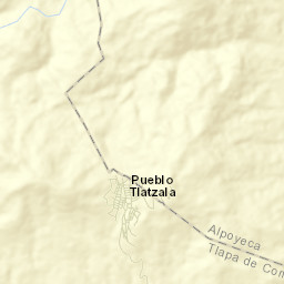 Tlatzala Street Map