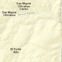 Chicahua Street Map