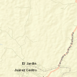 Juárez Street Map