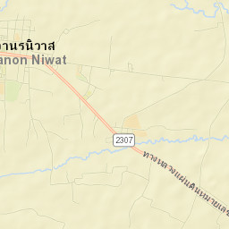 Amphoe Wanon Niwat Street Map
