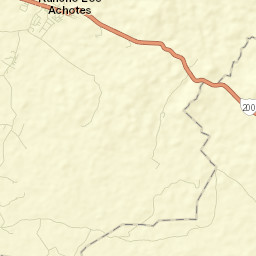 Los Achotes Street Map