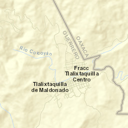 Tlalixtaquilla Street Map