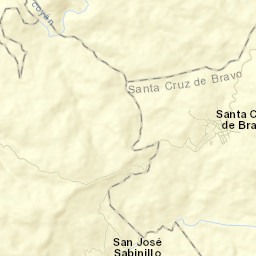 Santa Cruz de Bravo Street Map