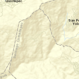 Santiago Comaltepec Street Map