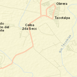 Tacotalpa Street Map
