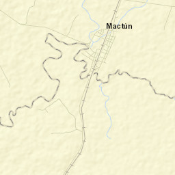 Mactún Street Map