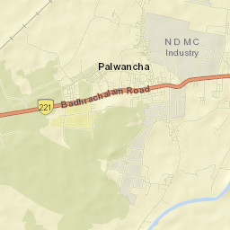 Palwancha Street Map