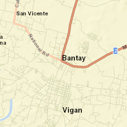 Bantay Street Map