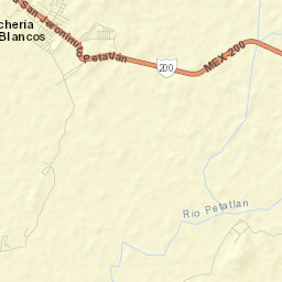 Palos Blancos Street Map