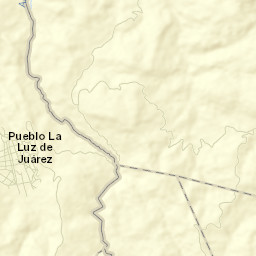La Luz de Juárez Street Map