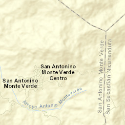 San Antonino Monte Verde Street Map