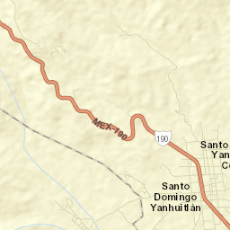 Santo Domingo Yanhuitlán Street Map