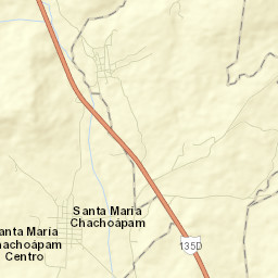 Santa María Chachoápam Street Map