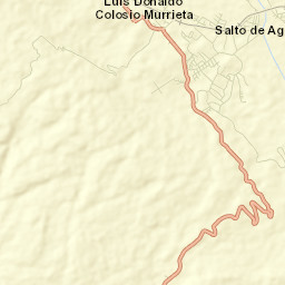 Salto de Agua Street Map
