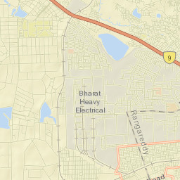 Serilingampalle Street Map